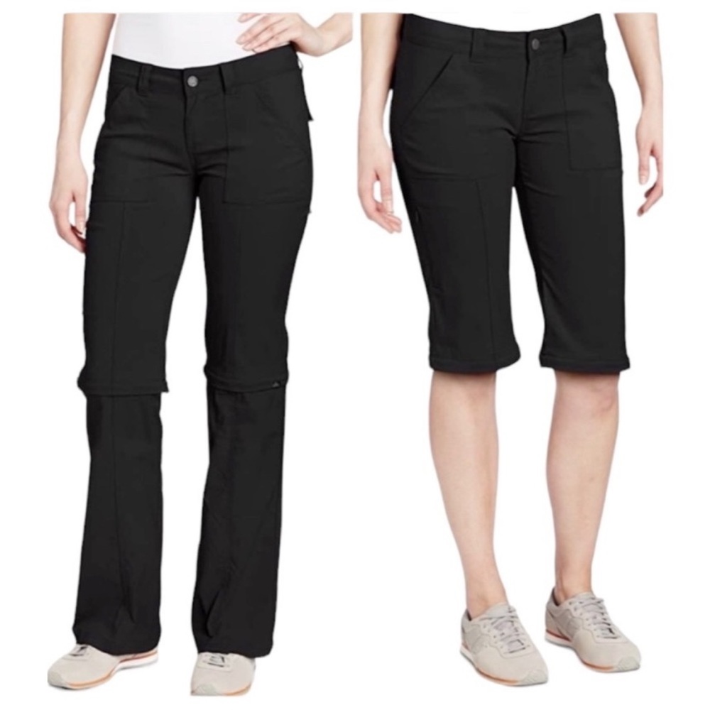 Prana- Monarch Convertible Pants Black Outdoors Hiking Climbing Nature